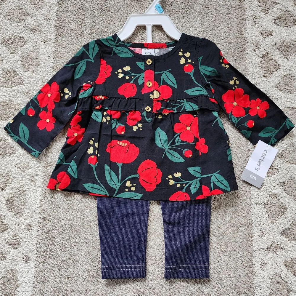 Carter's Floral Legging Set